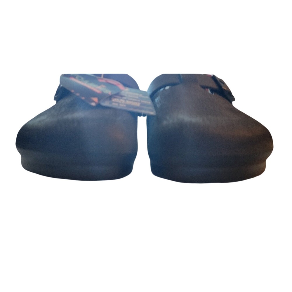 Skechers Foamies Mens Black Clog Sandals Slip On Buckle Shoes 243070 Size 10 NEW - Picture 4 of 6